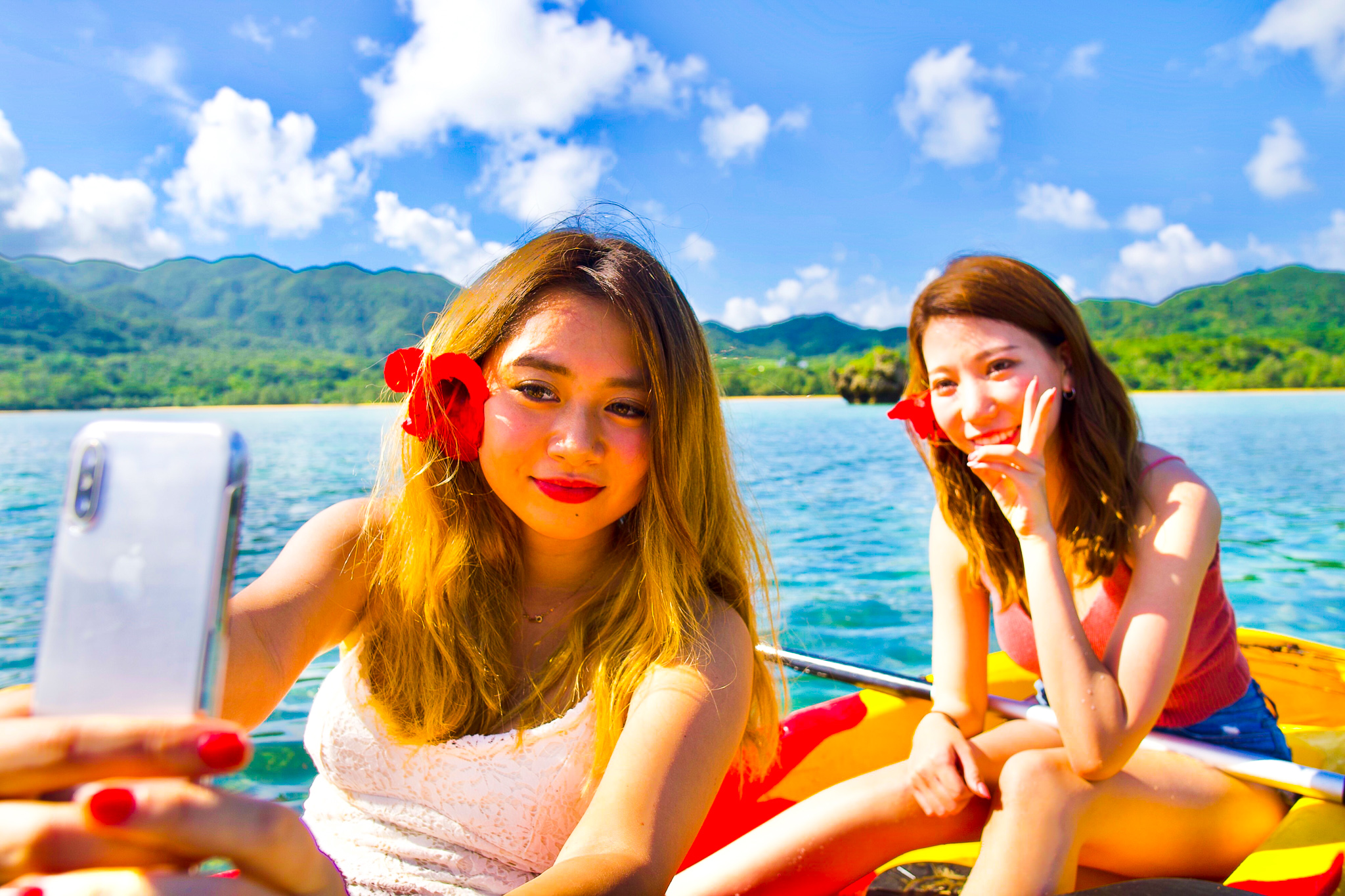 【小浜島/約2.5時間】11月～3月限定！冬こそ最高の透明度☆小浜ブルーの海でシーカヤック＆細﨑集落さんぽツアー♪満潮時のみ開催＜送迎付き＞No.690