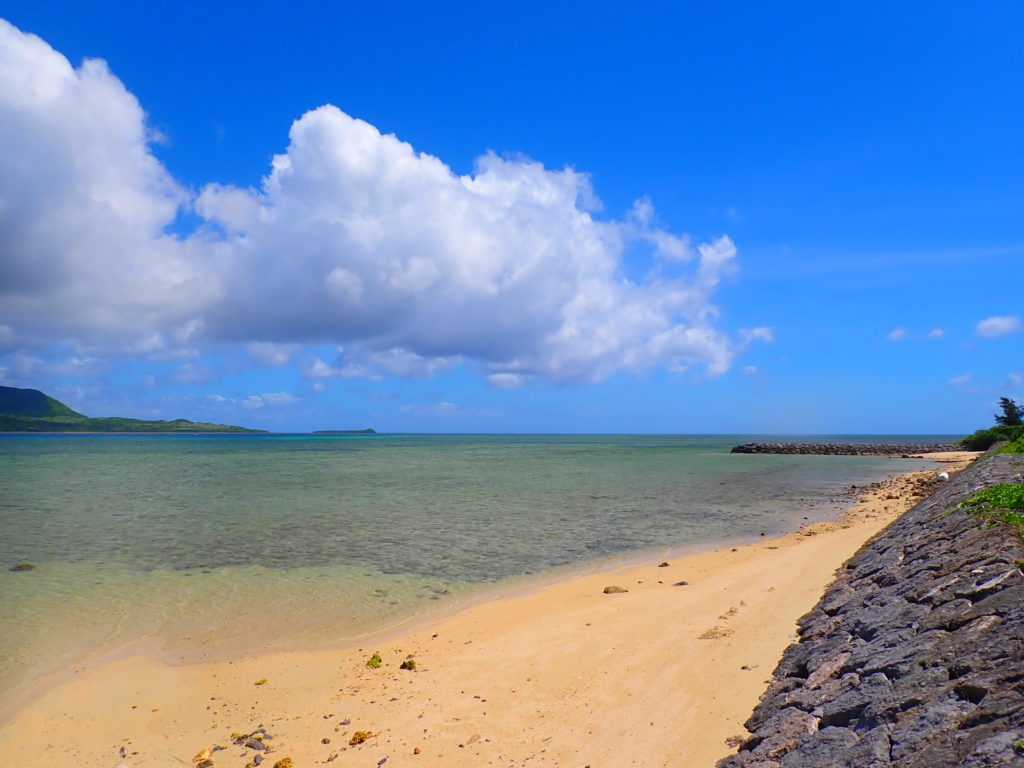 細崎海岸　小浜島の海
