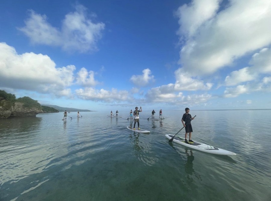 【小浜島/1日】小浜ブルーの海を満喫☆絶景SUPクルージング150分＆島の暮らしに触れる海の家でのんびりツアー★海水浴も可能！（No.633）