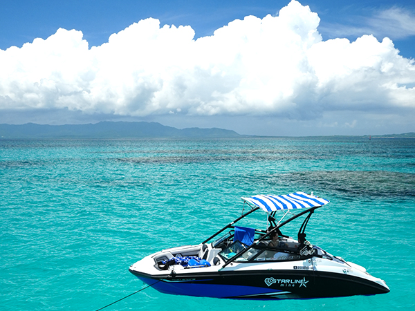 チャーター、ジェットボート、海